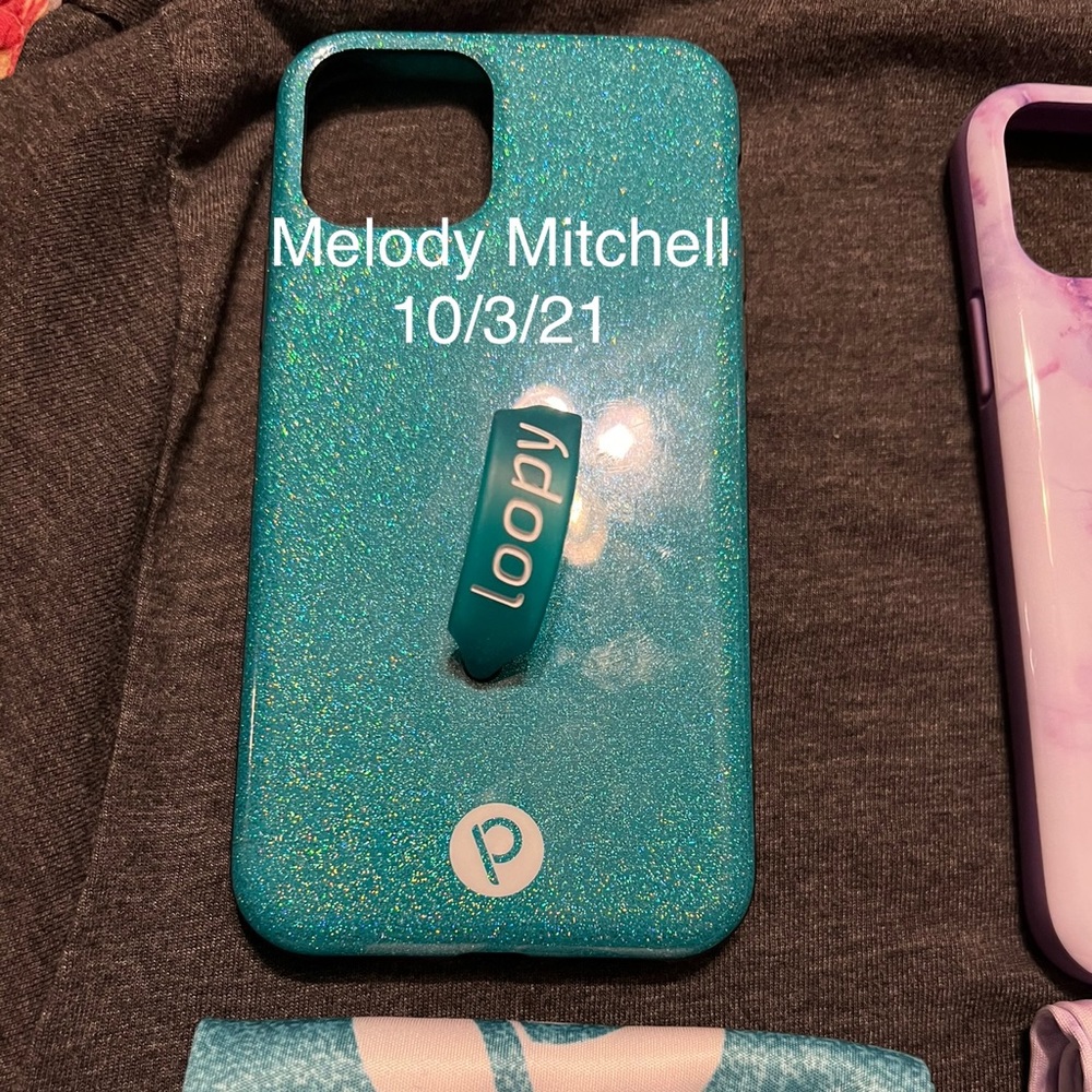 iPhone 11 Pro. Loopy Cases $20/each. Non-Loopy $10 (includes clear sunflower)